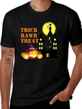 Halloween Trick Rawr Treat Graphic Tee