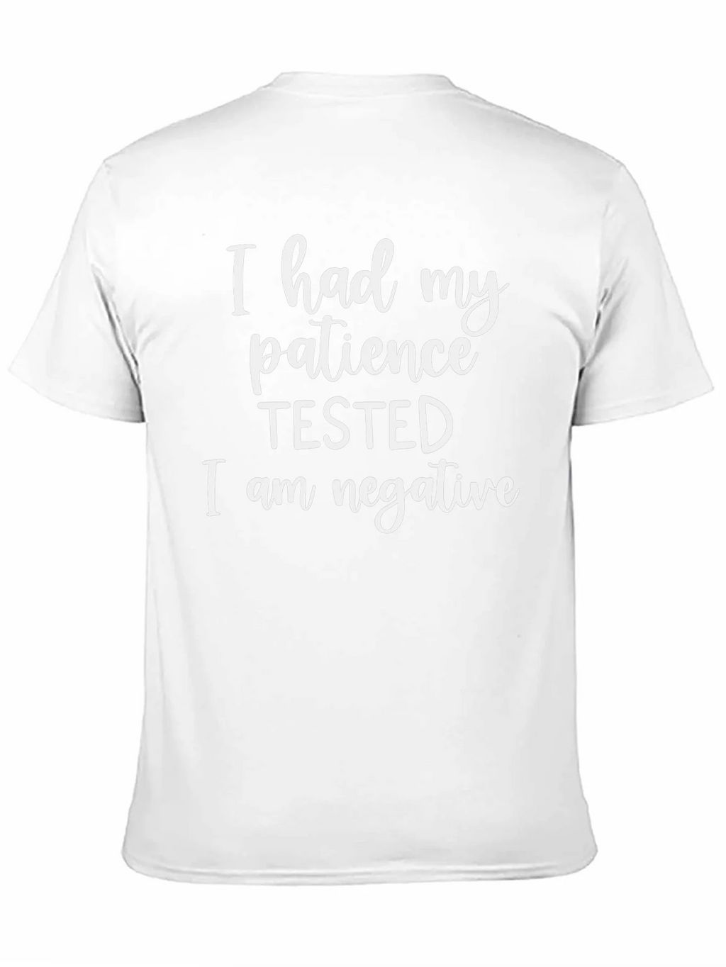 Humorous Patience Tested Black T-Shirt product image 2