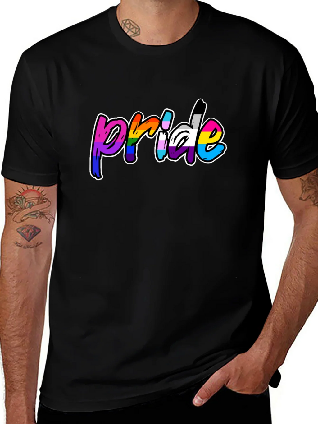 Pride Rainbow Graphic T-Shirt product image 1