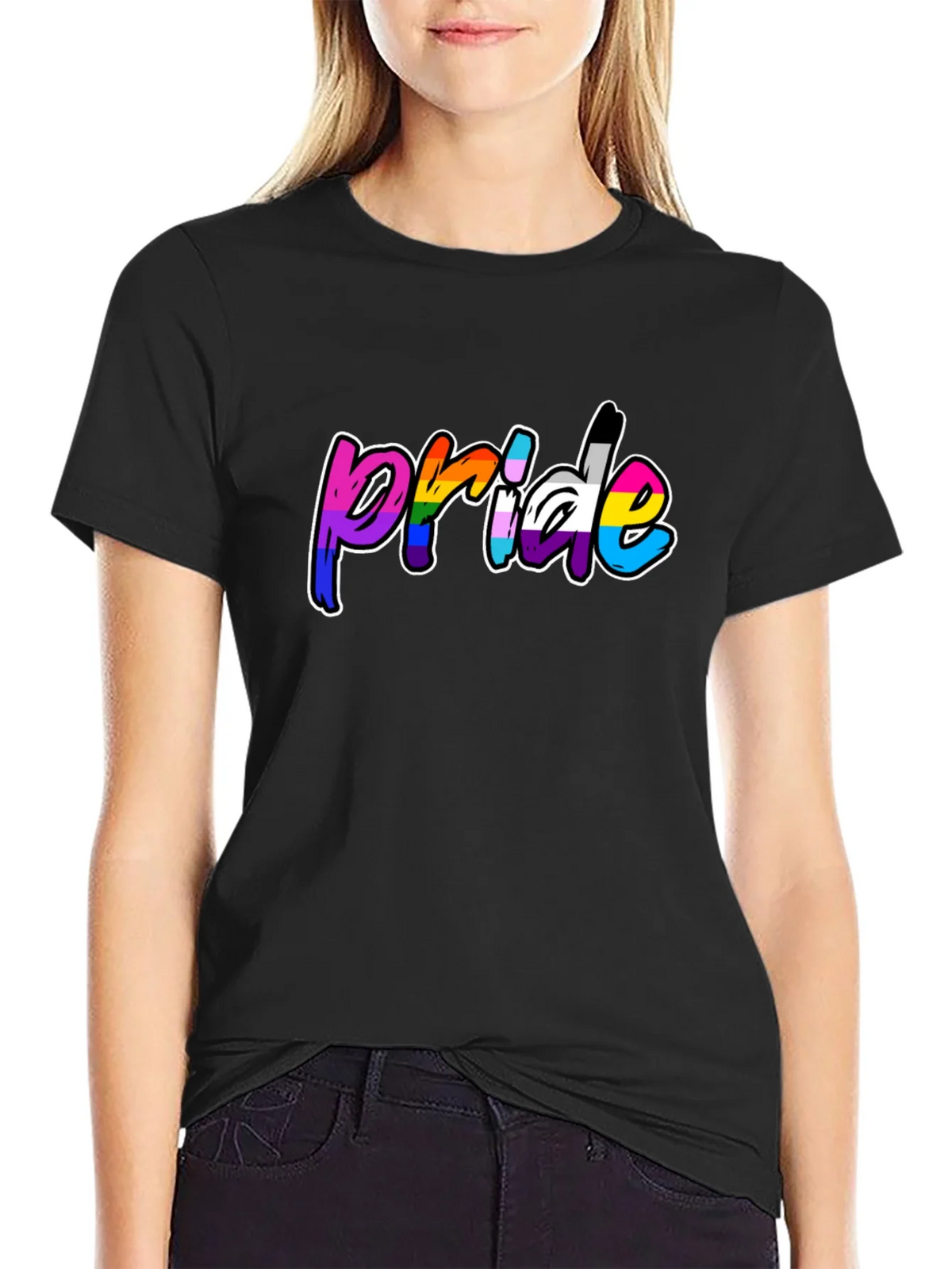 Pride Rainbow Graphic T-Shirt product image 5