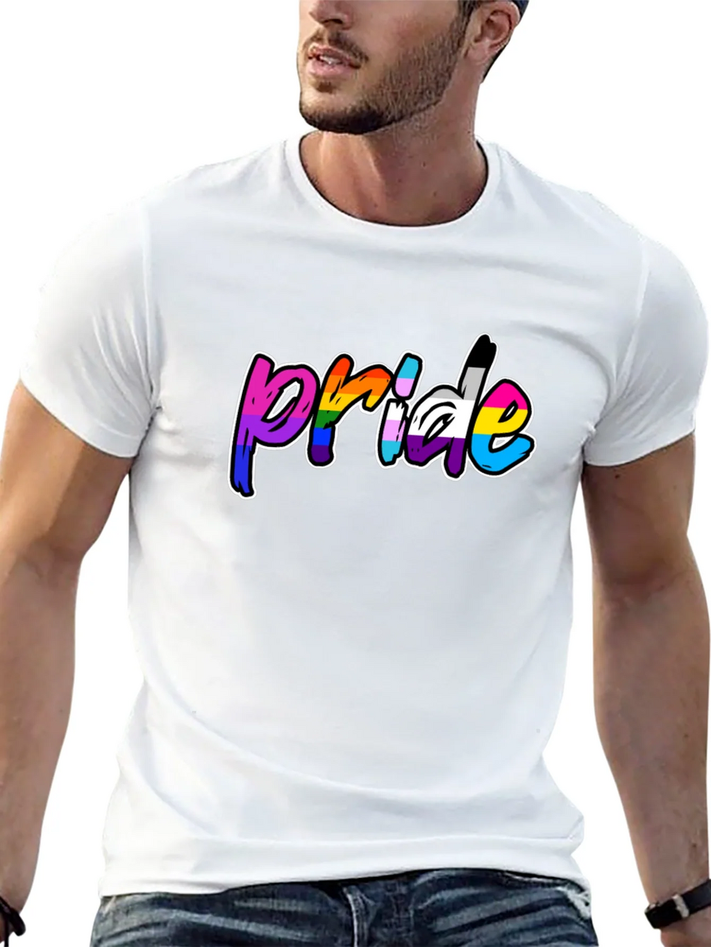 Pride Rainbow Graphic T-Shirt product image 4