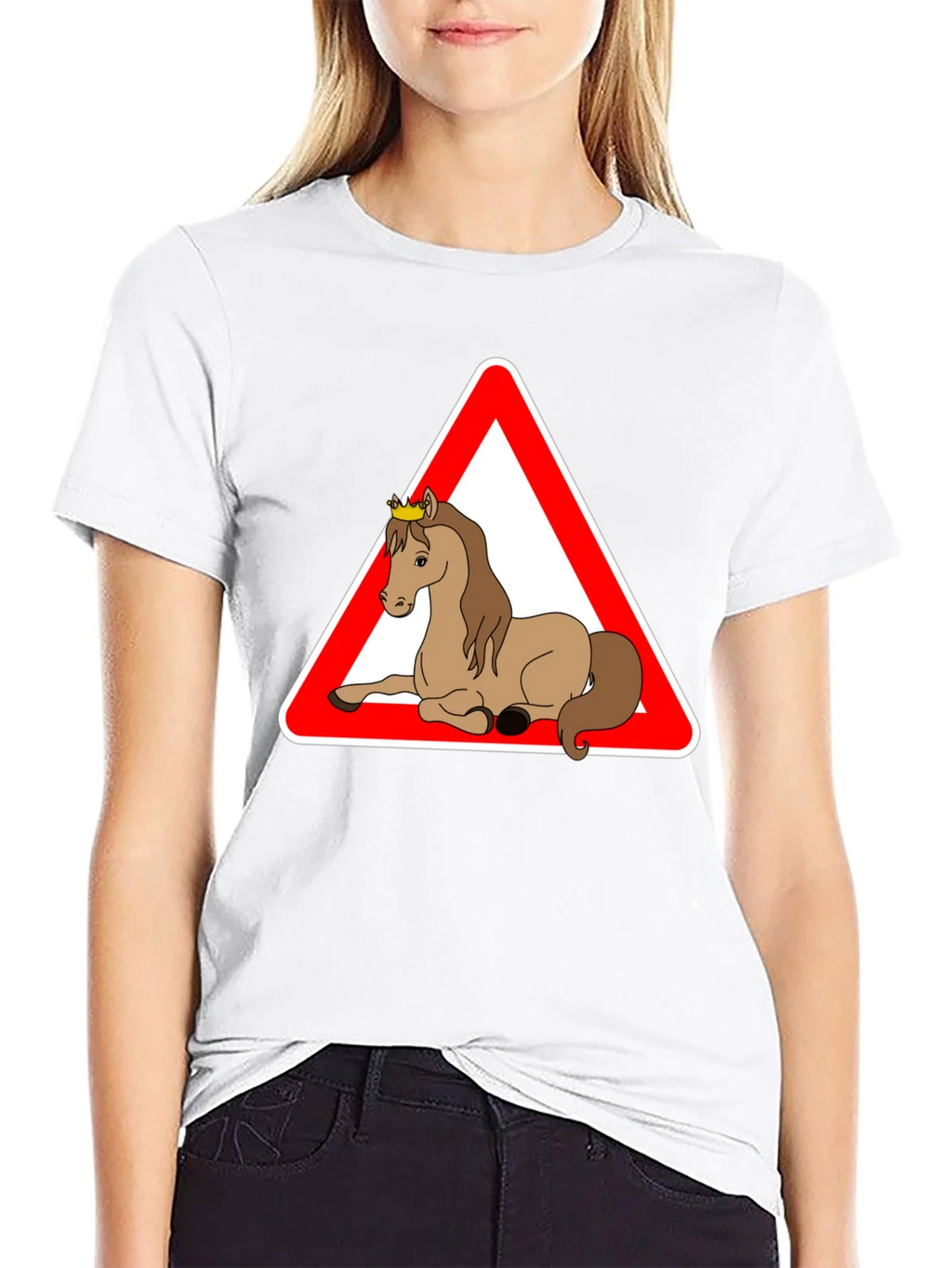 Novelty Horse Crossing T-Shirt product image 11