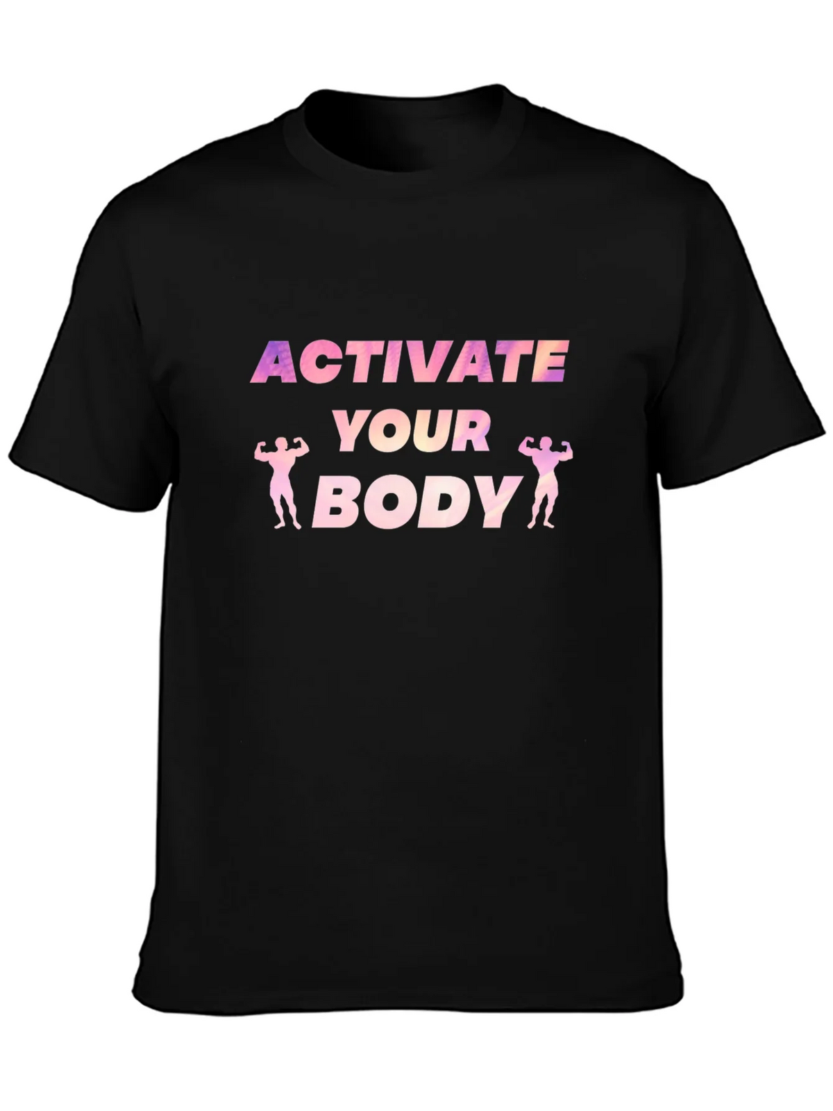 Activate Your Body Graphic Tee - Black product image 6