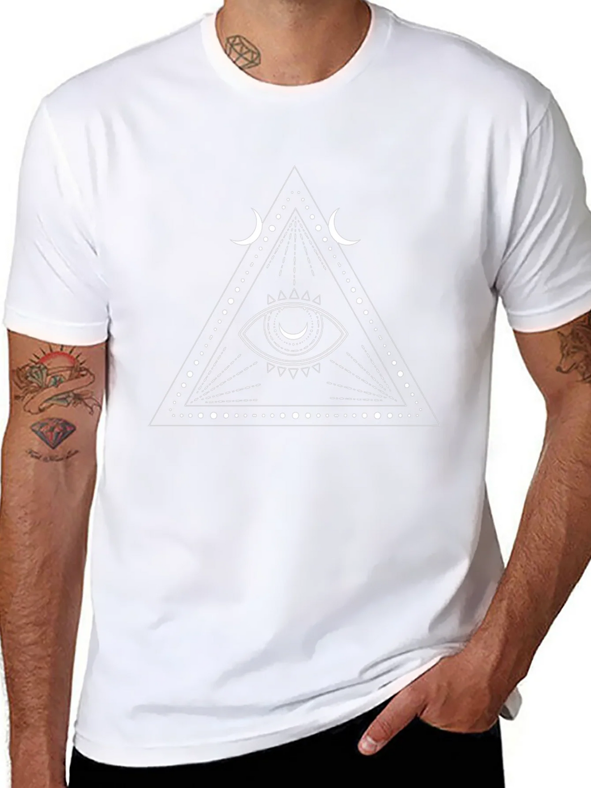 Mystic Eye Graphic Black T-Shirt product image 10