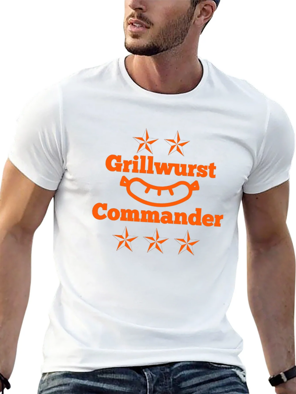 Grillwurst Commander Black T-Shirt product image 4