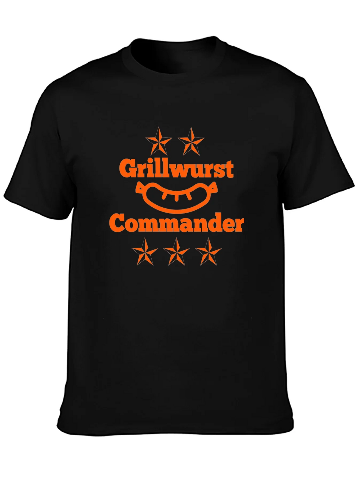 Grillwurst Commander Black T-Shirt product image 6
