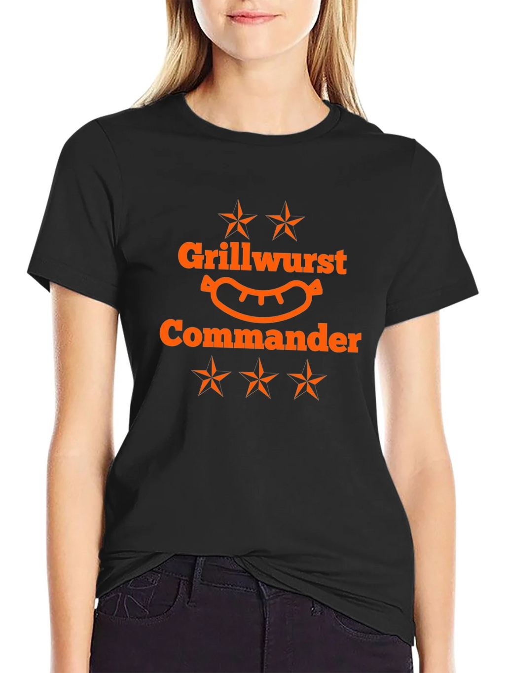 Grillwurst Commander Black T-Shirt product image 5