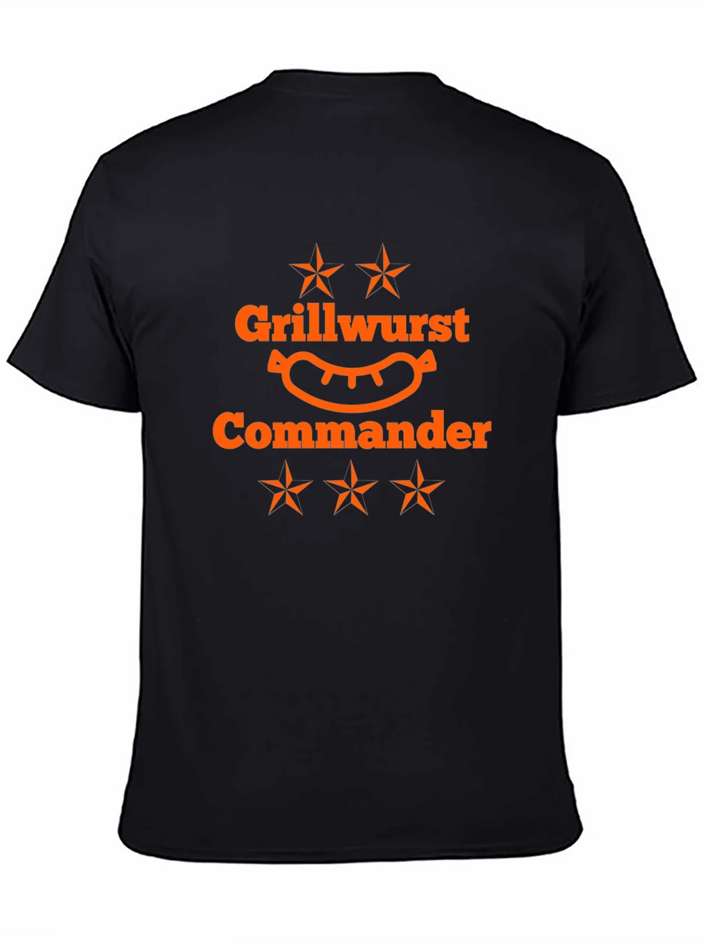Grillwurst Commander Black T-Shirt product image 7