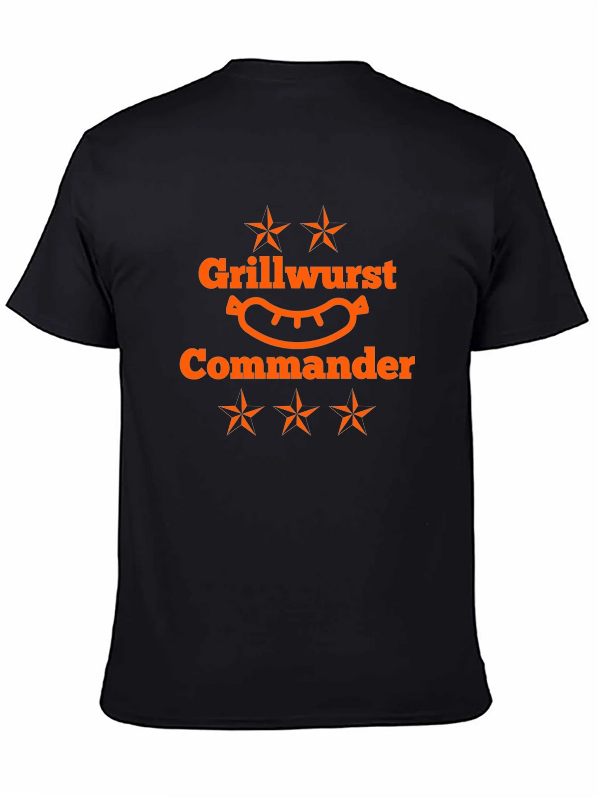 Grillwurst Commander Black T-Shirt product image 7