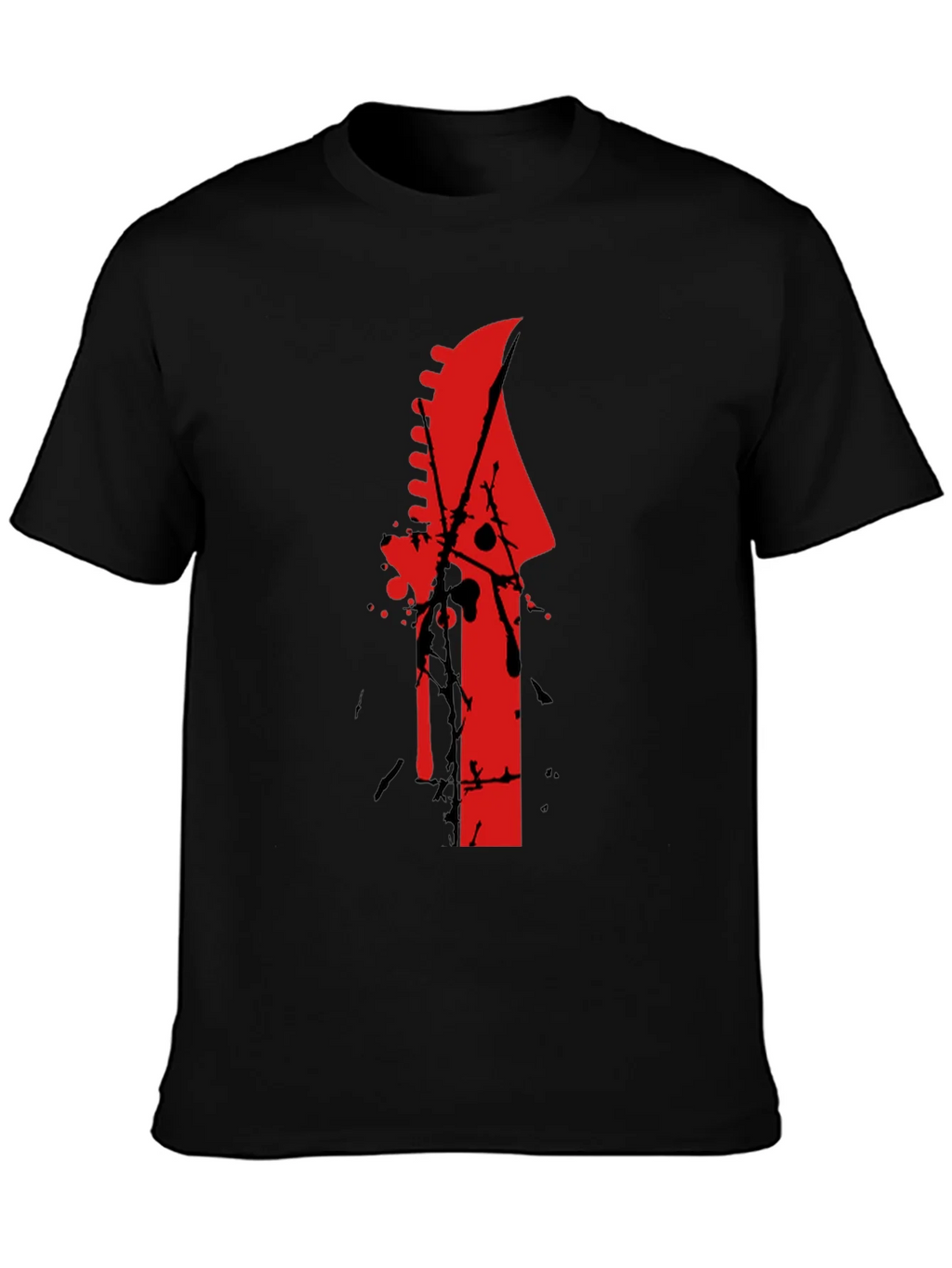 Edgy Guitar Headstock T-Shirt product image 6