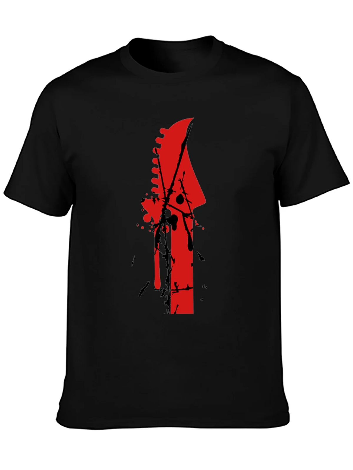 Edgy Guitar Headstock T-Shirt product image 6