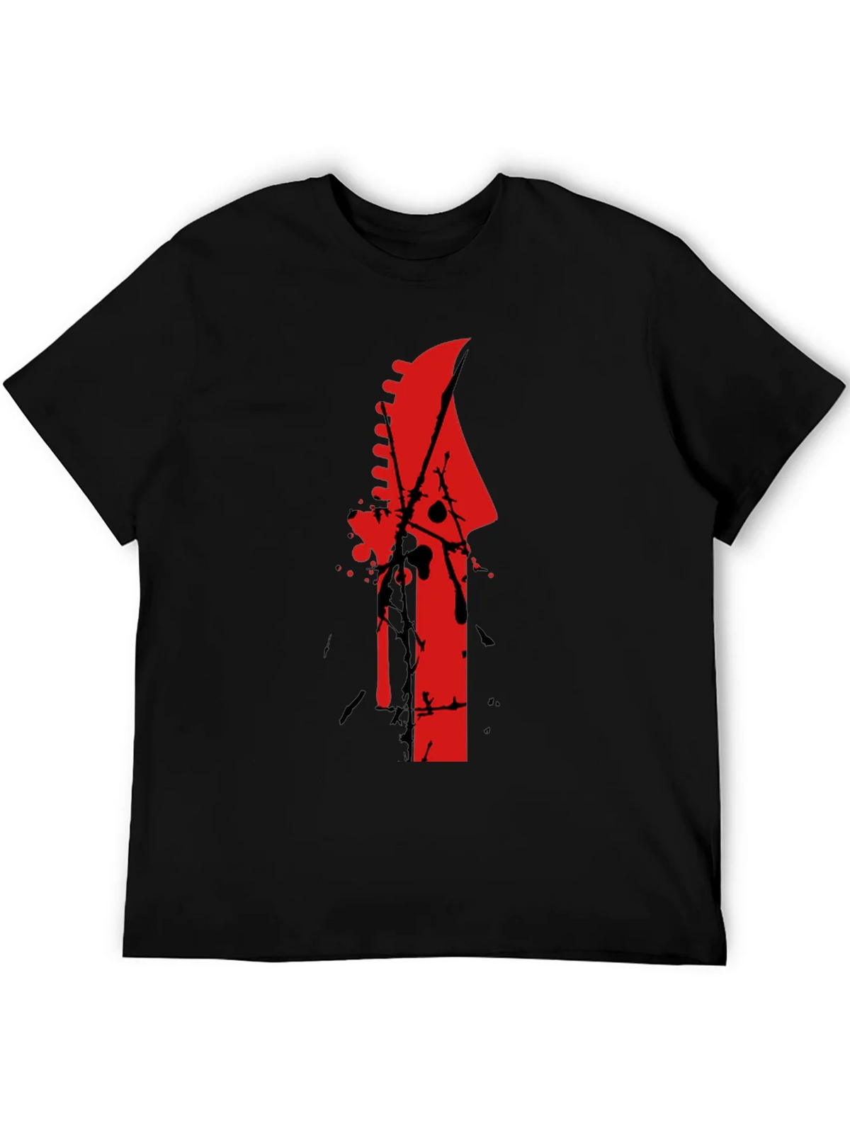 Edgy Guitar Headstock T-Shirt product image 8