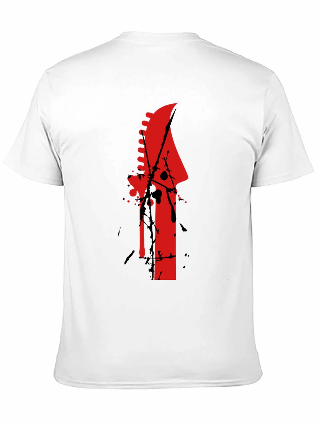 Edgy Guitar Headstock T-Shirt product image 2