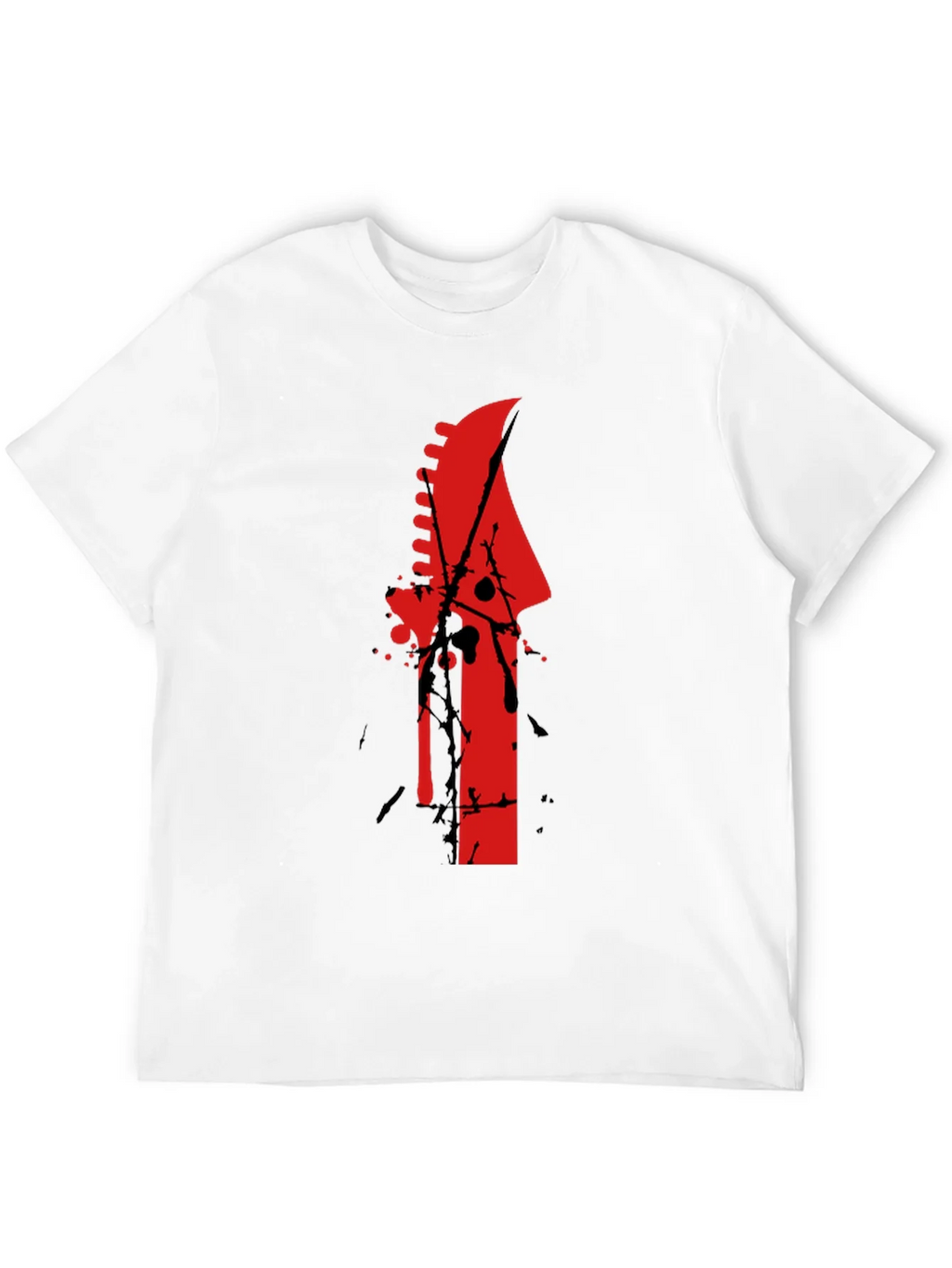Edgy Guitar Headstock T-Shirt product image 3