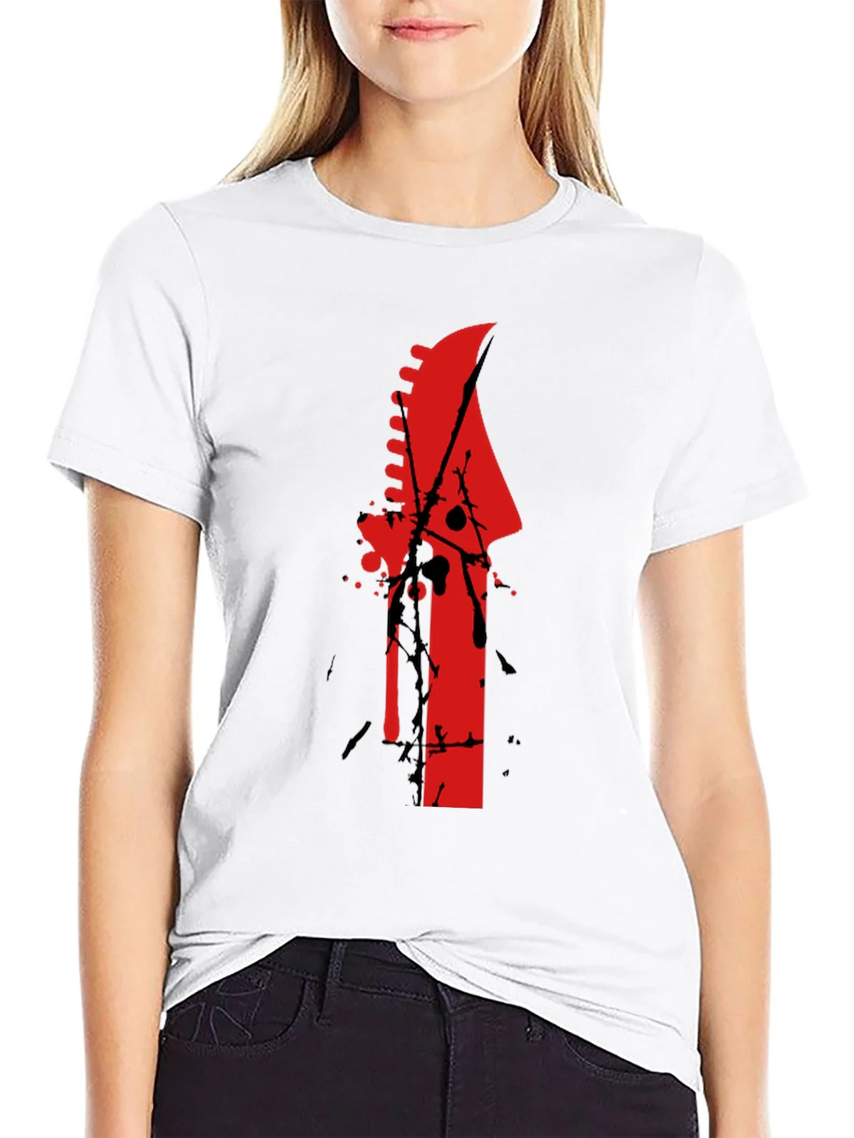 Edgy Guitar Headstock T-Shirt product image 11