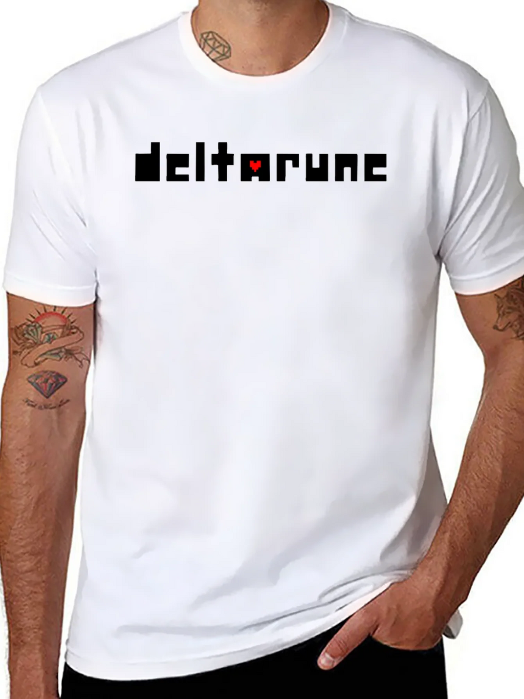 Deltarune Black T-Shirt - Heart Pixel Design product image 10