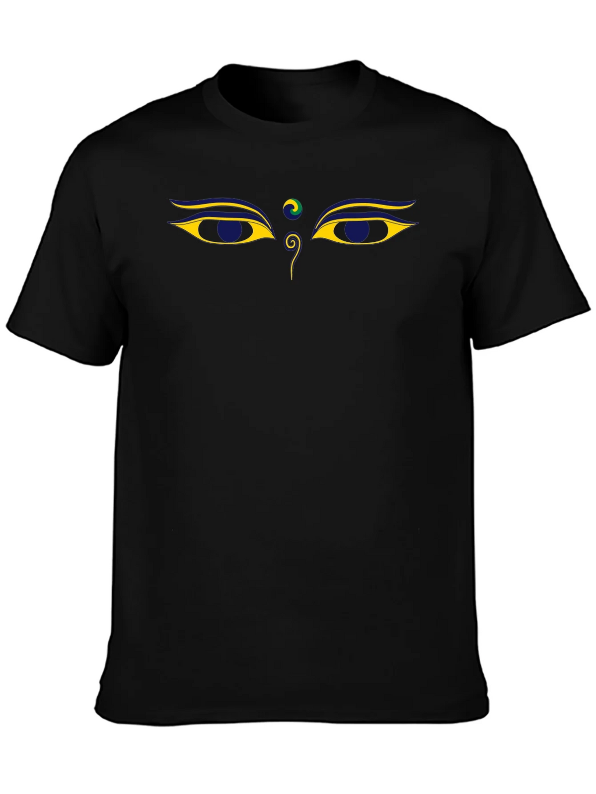 Buddha Eyes Graphic Tee - Black T-Shirt product image 6
