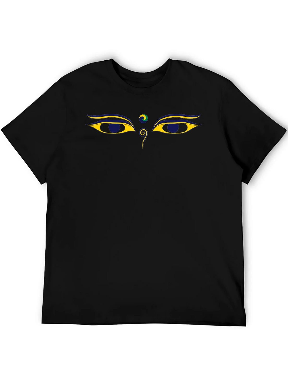 Buddha Eyes Graphic Tee - Black T-Shirt product image 8