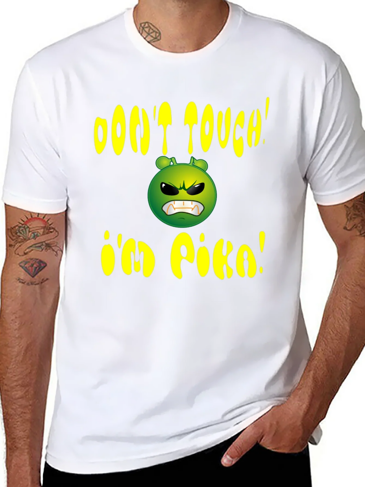 Dont Touch Im Pika Graphic T-Shirt product image 10