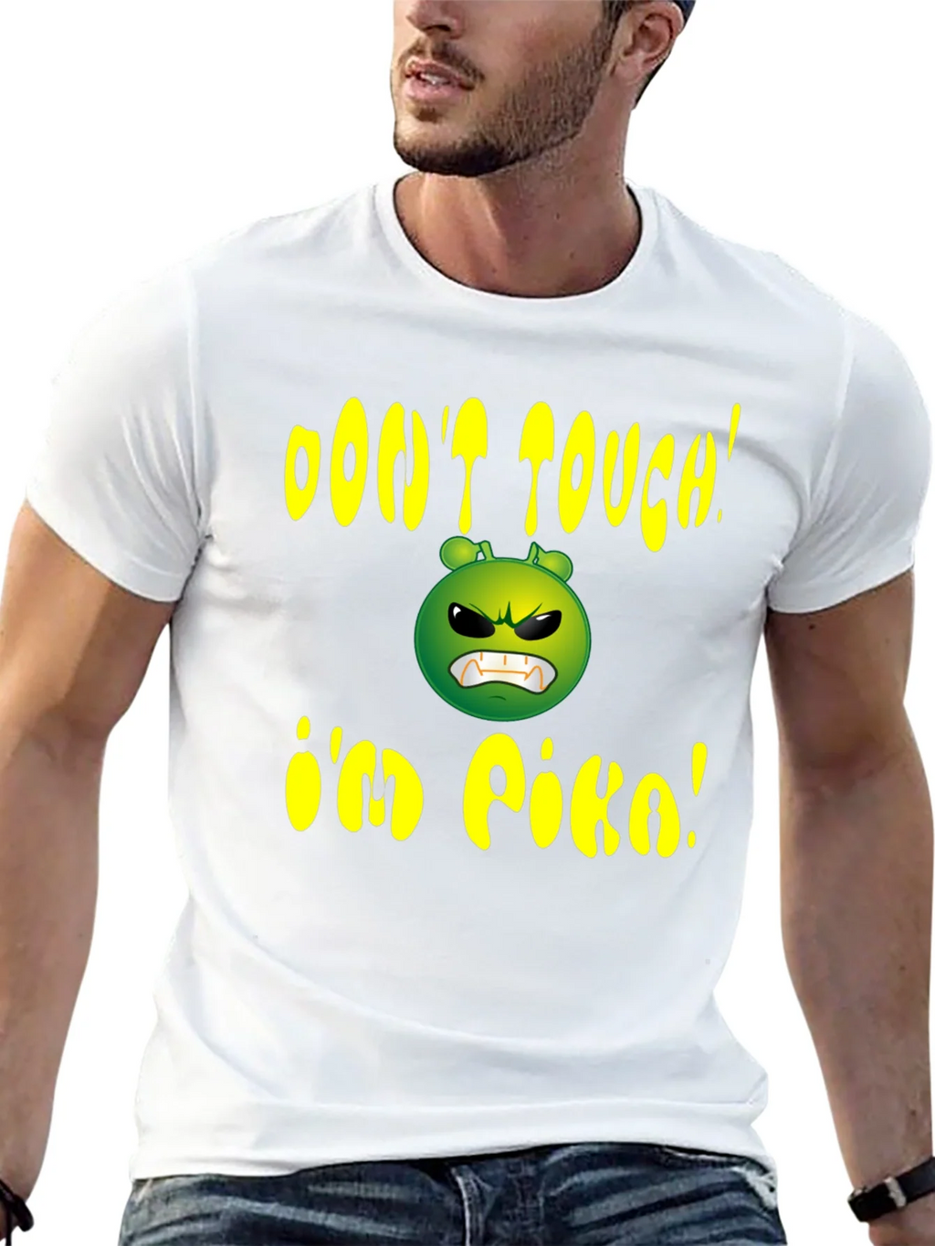 Dont Touch Im Pika Graphic T-Shirt product image 4