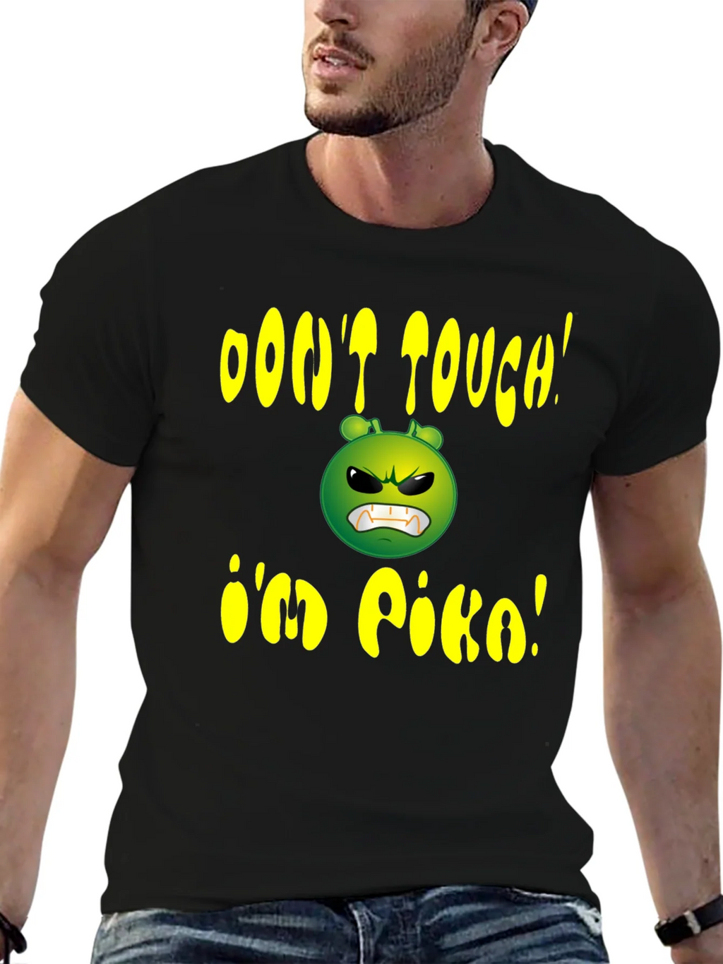 Dont Touch Im Pika Graphic T-Shirt product image 9