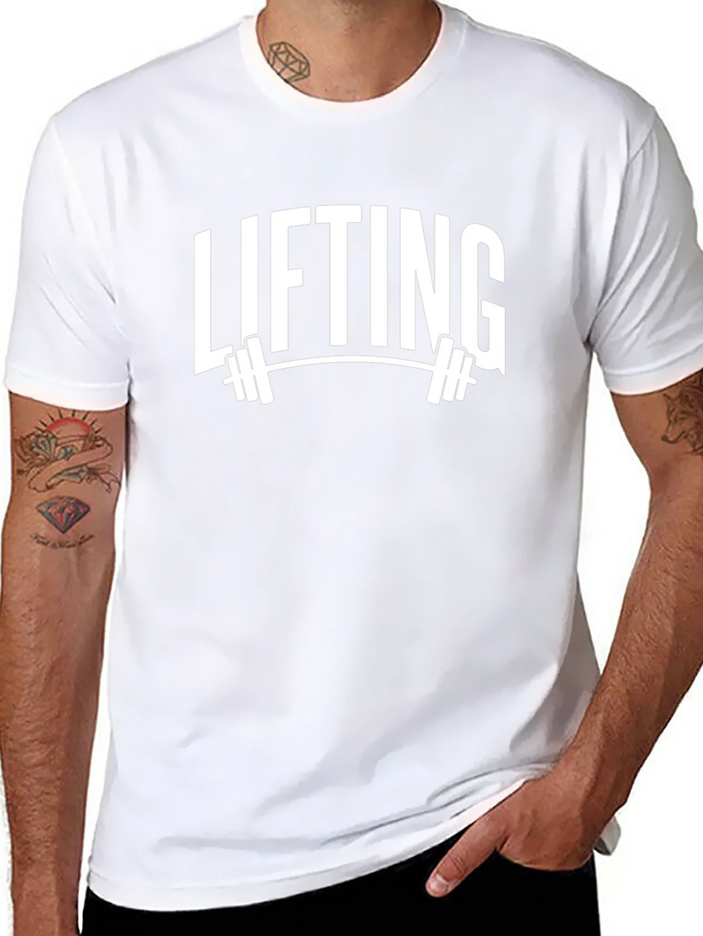 Lifting Graphic Tee - Black Gym T-Shirt for Weightlifters product image 10