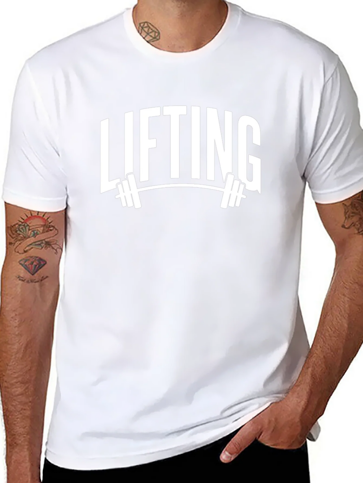 Lifting Graphic Tee - Black Gym T-Shirt for Weightlifters product image 10