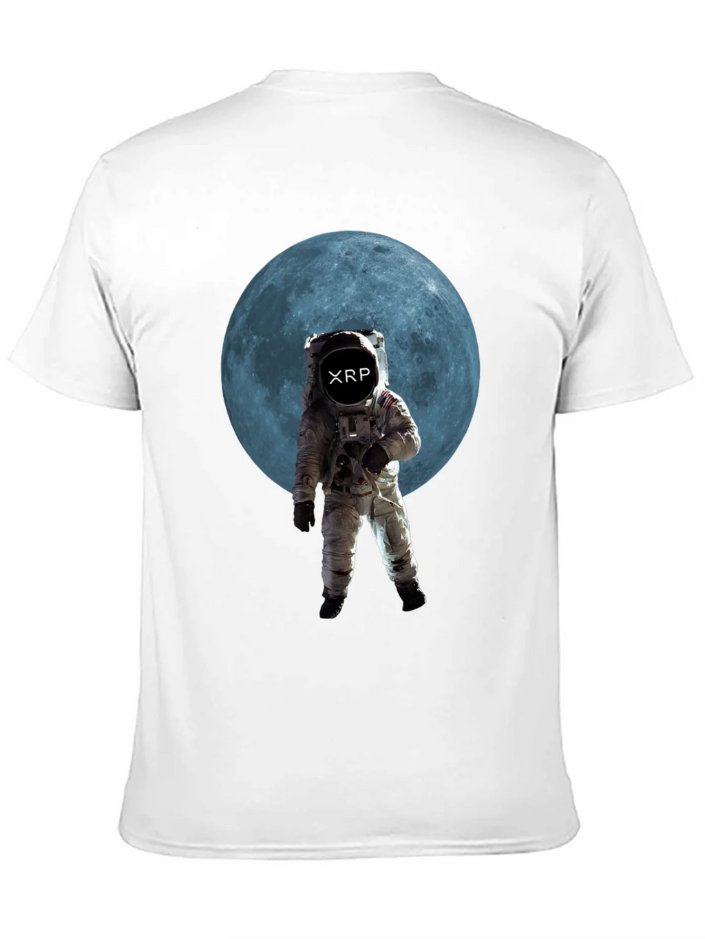Astronaut Moon XRP Black T-Shirt product image 2
