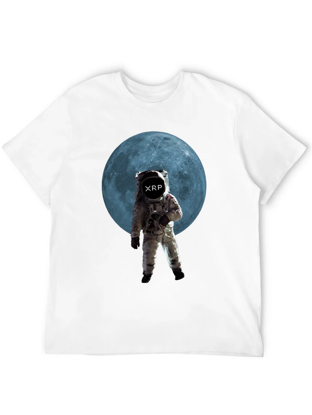 Astronaut Moon XRP Black T-Shirt product image 3