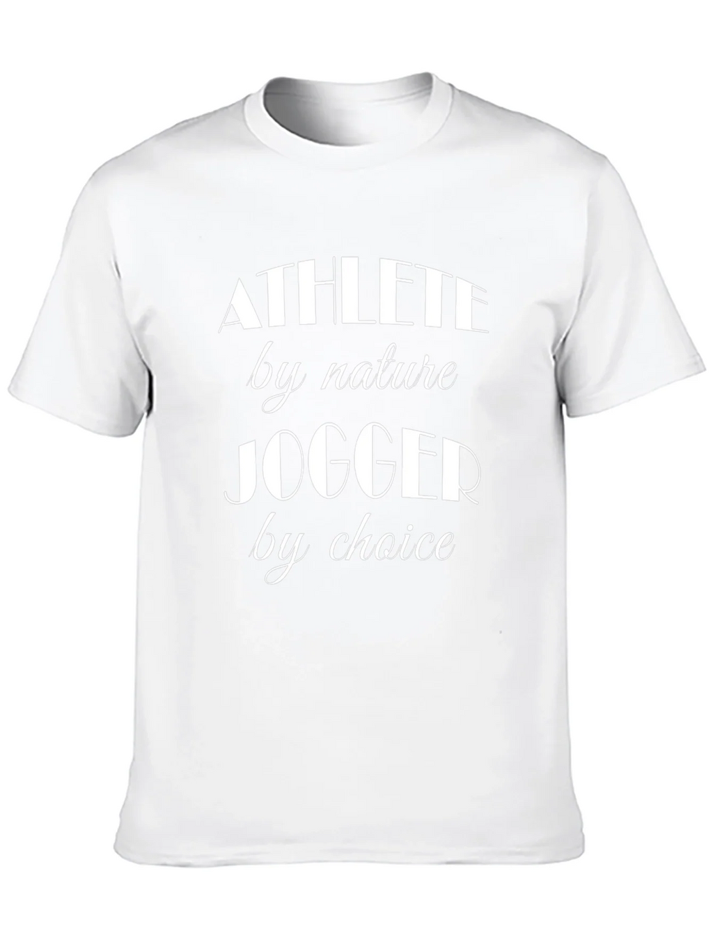 Athlete Jogger T-Shirt - Black Casual Tee product image 12