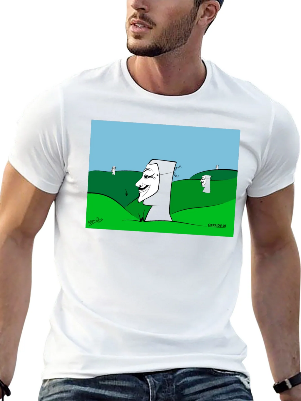 V for Vendetta Cartoon T-Shirt product image 4