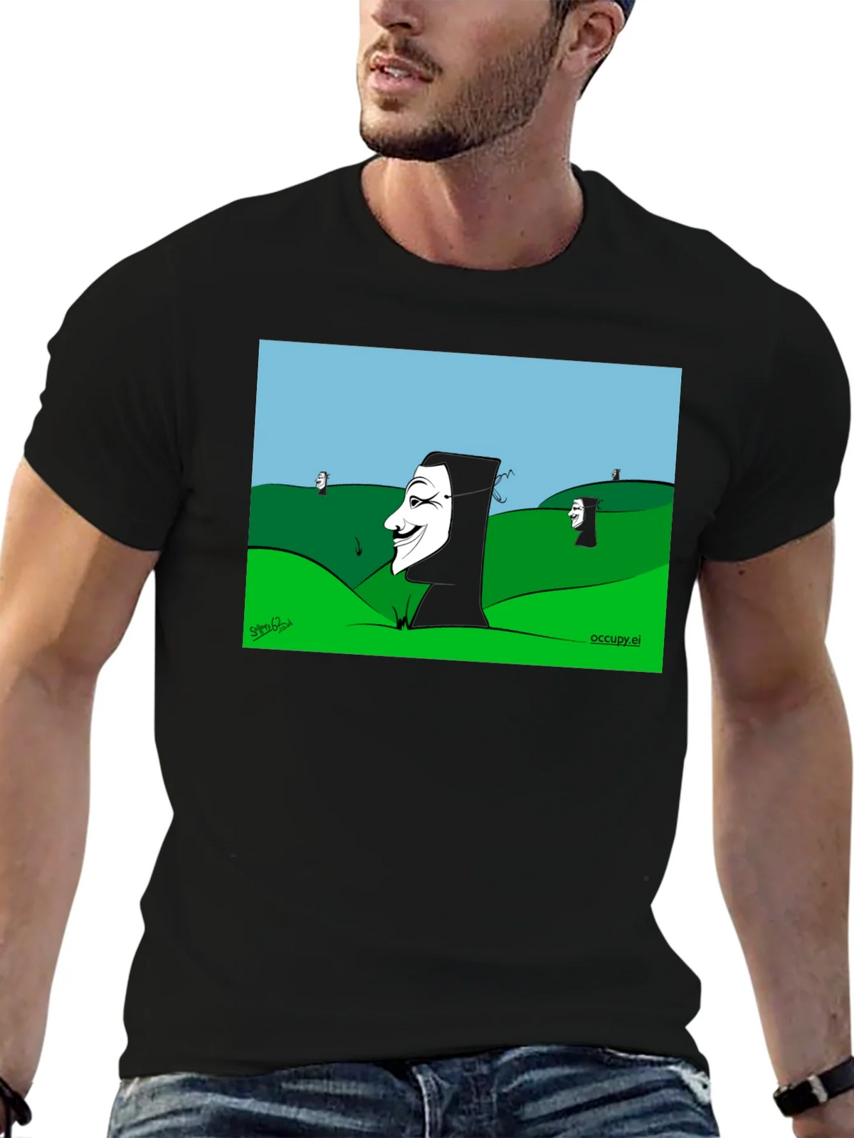 V for Vendetta Cartoon T-Shirt product image 9