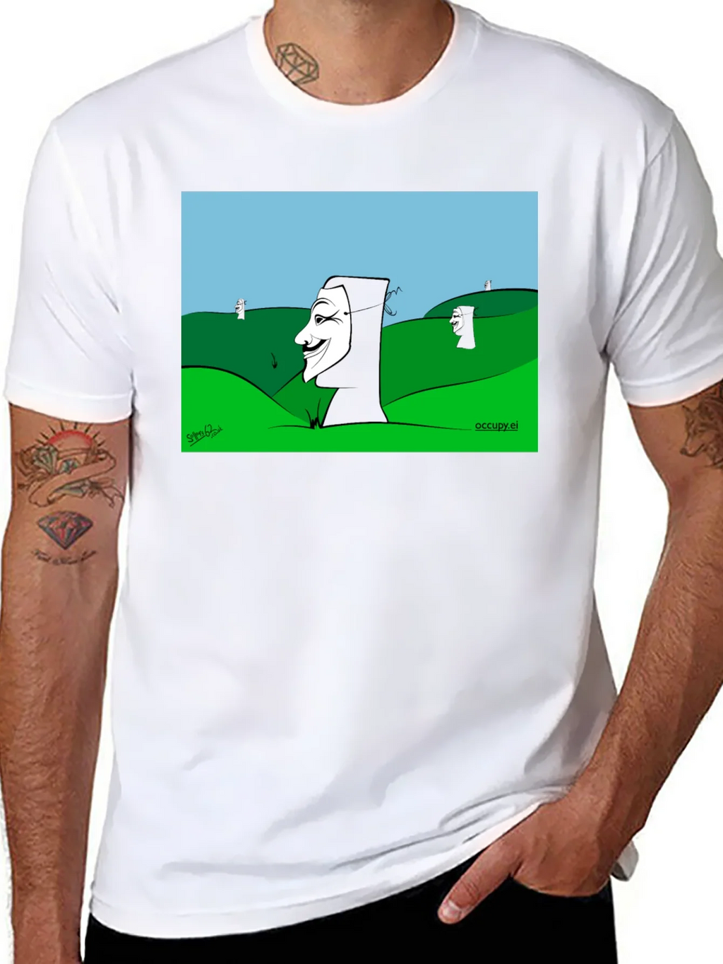 V for Vendetta Cartoon T-Shirt product image 10