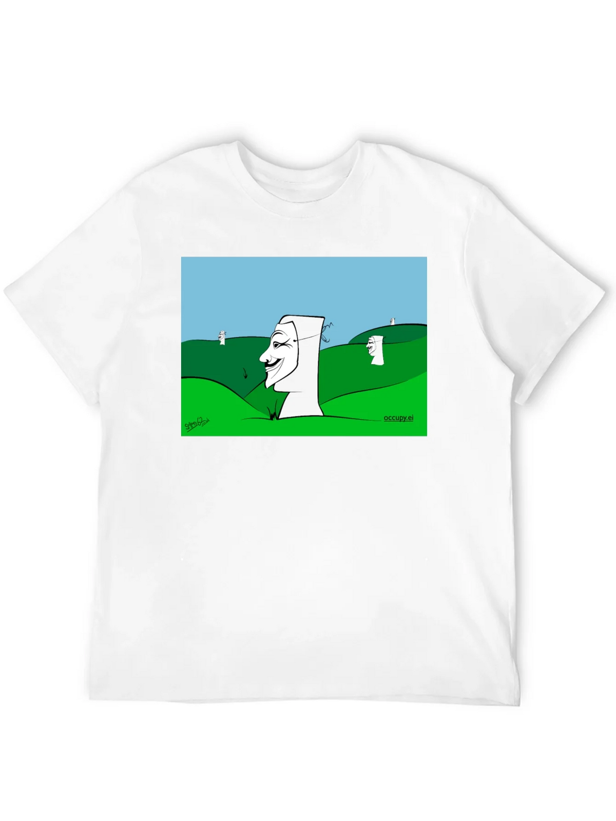 V for Vendetta Cartoon T-Shirt product image 3