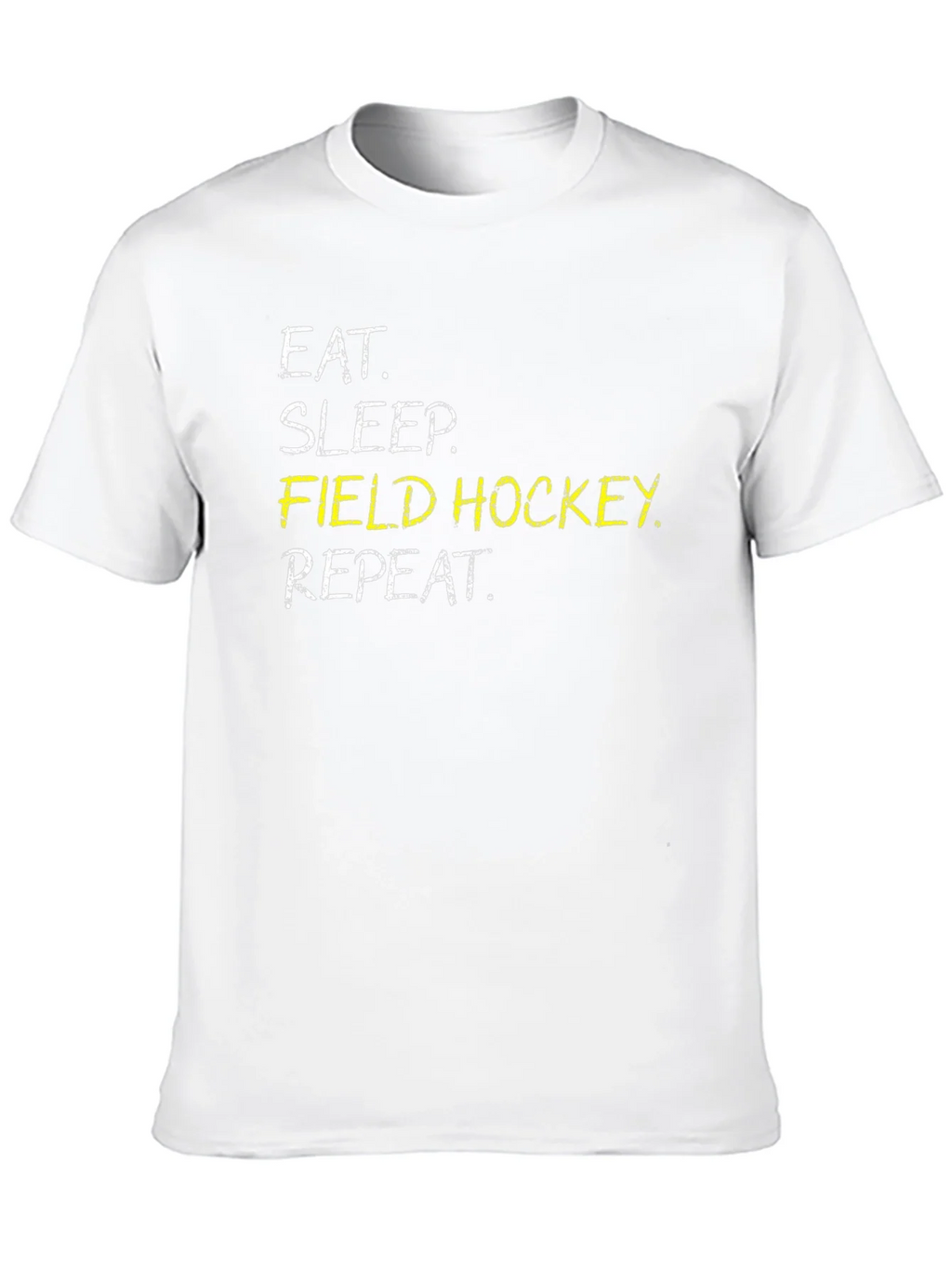 Eat Sleep Field Hockey Repeat Black T-Shirt product image 12