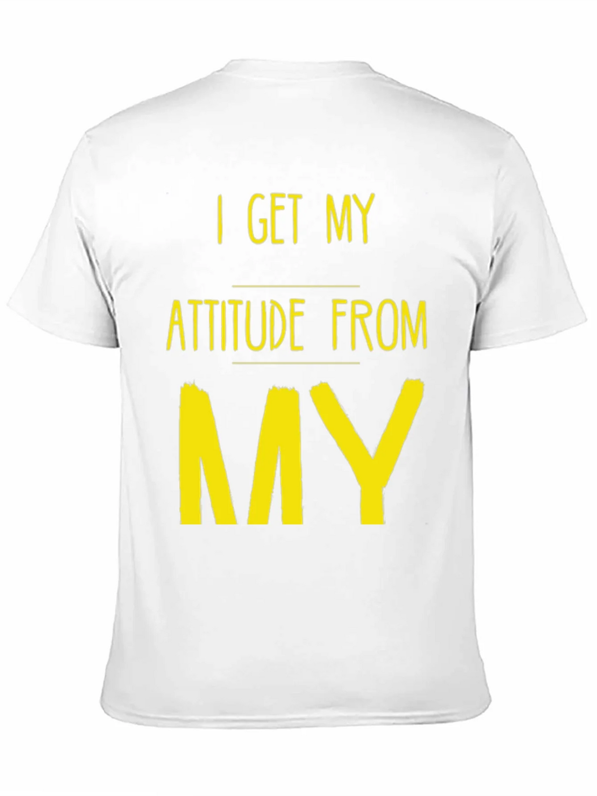 Attitude Source Tee: Black Crew Neck Graphic T-Shirt product image 2