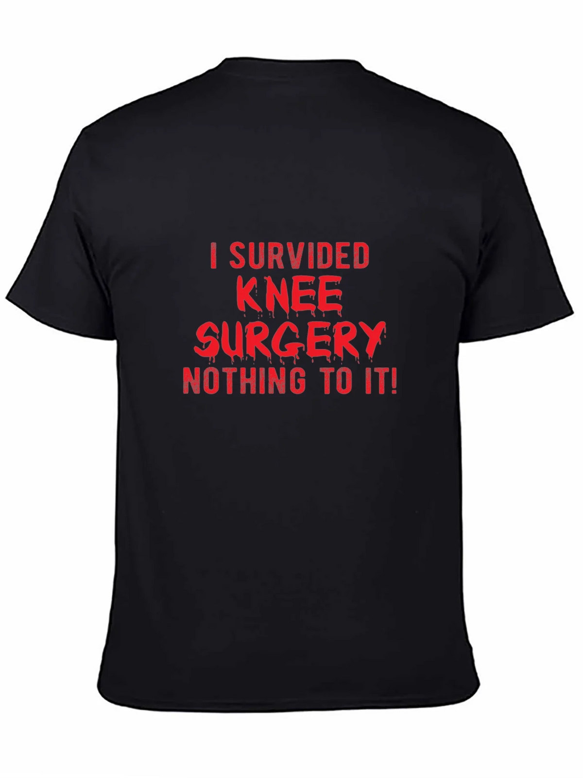 Knee Surgery Survivor Black T-Shirt product image 7