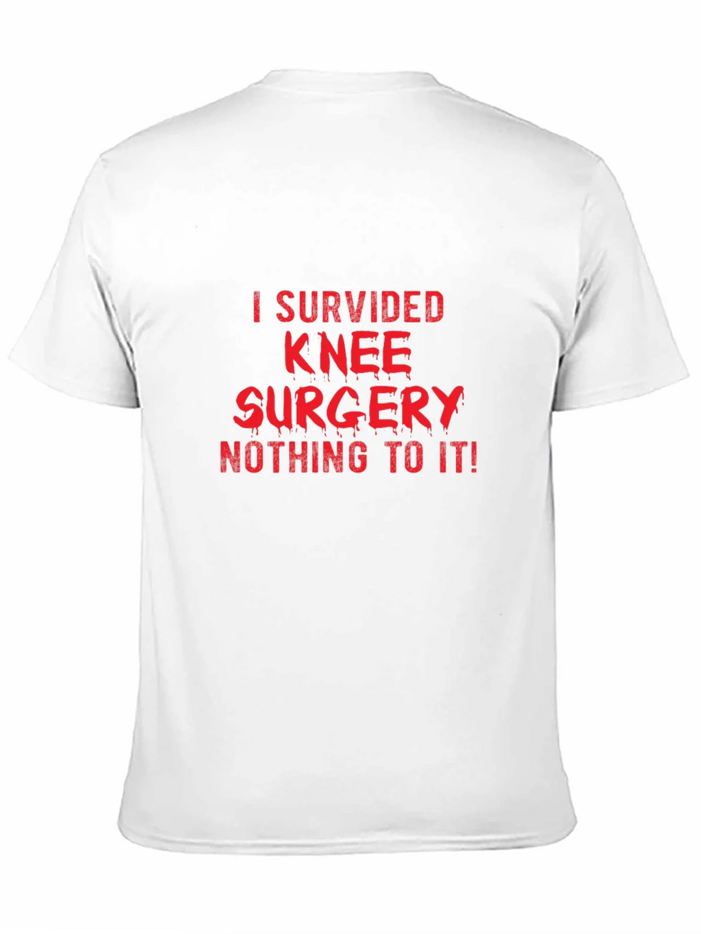 Knee Surgery Survivor Black T-Shirt product image 2