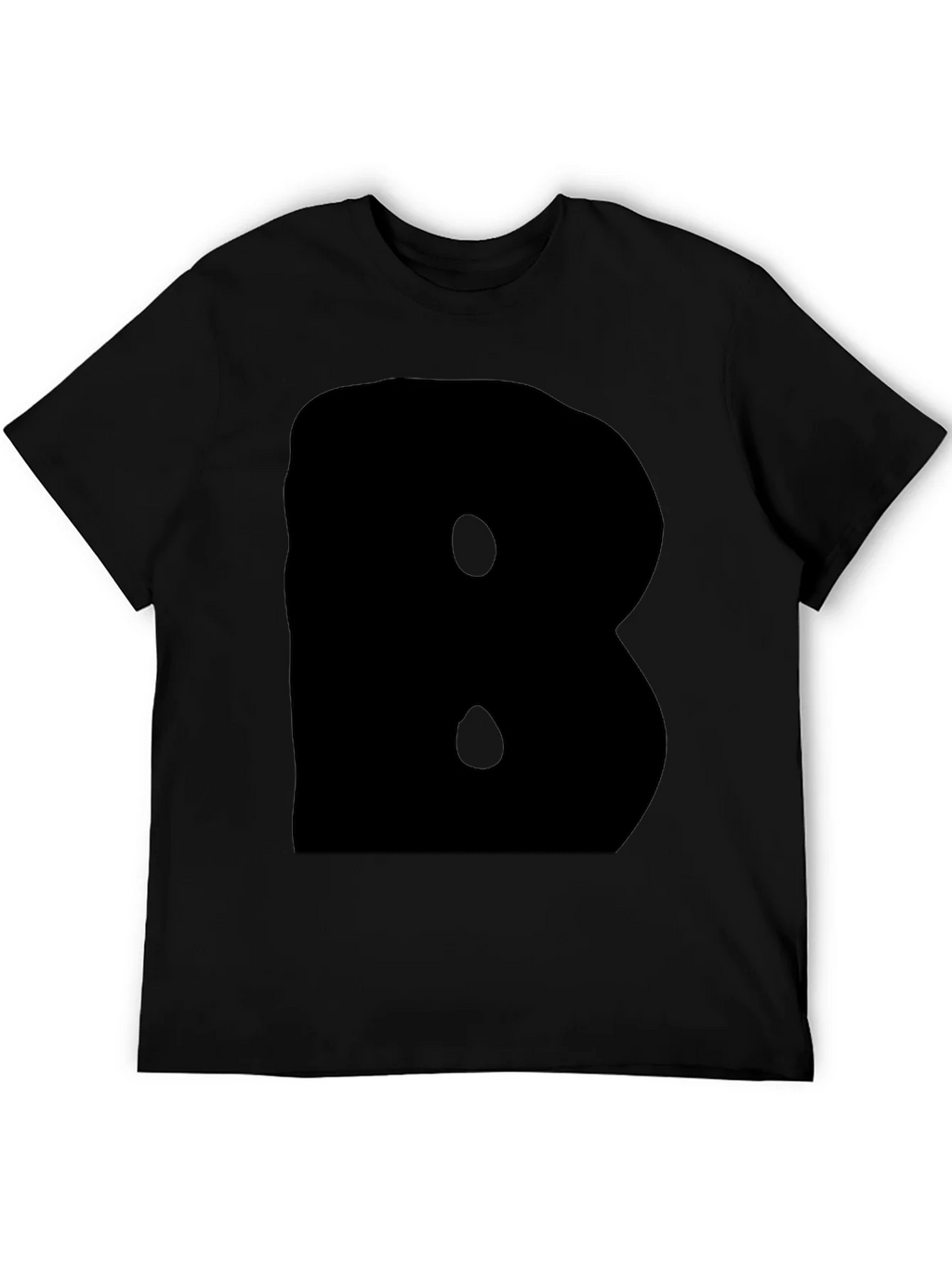 Bold Black Tee - Statement Letter B Design product image 8