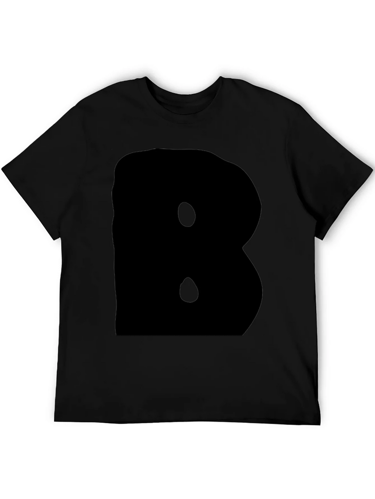 Bold Black Tee - Statement Letter B Design product image 8