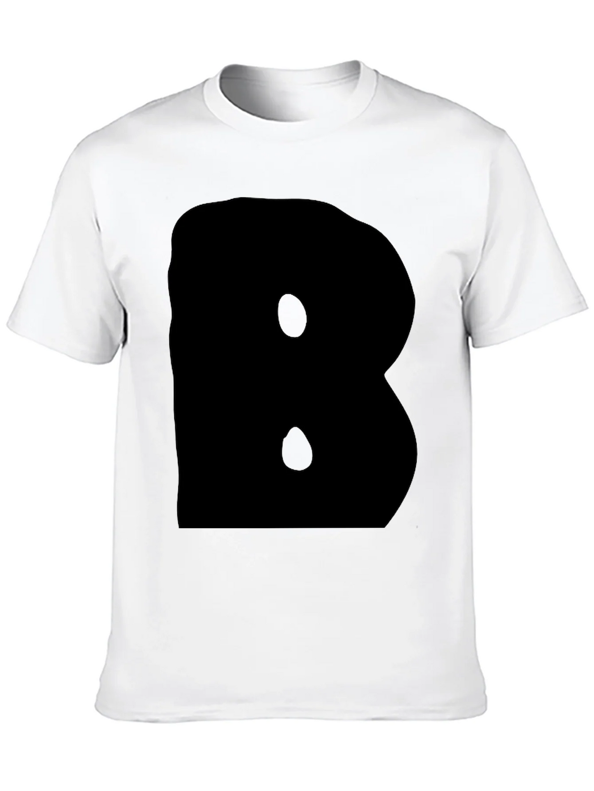 Bold Black Tee - Statement Letter B Design product image 12