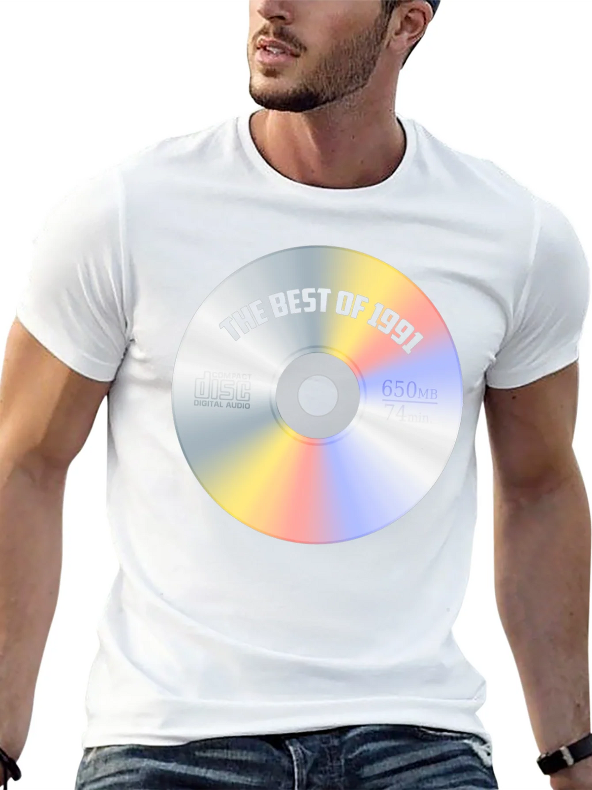 Best of 1991 T-Shirt - Compact Disc Design product image 4