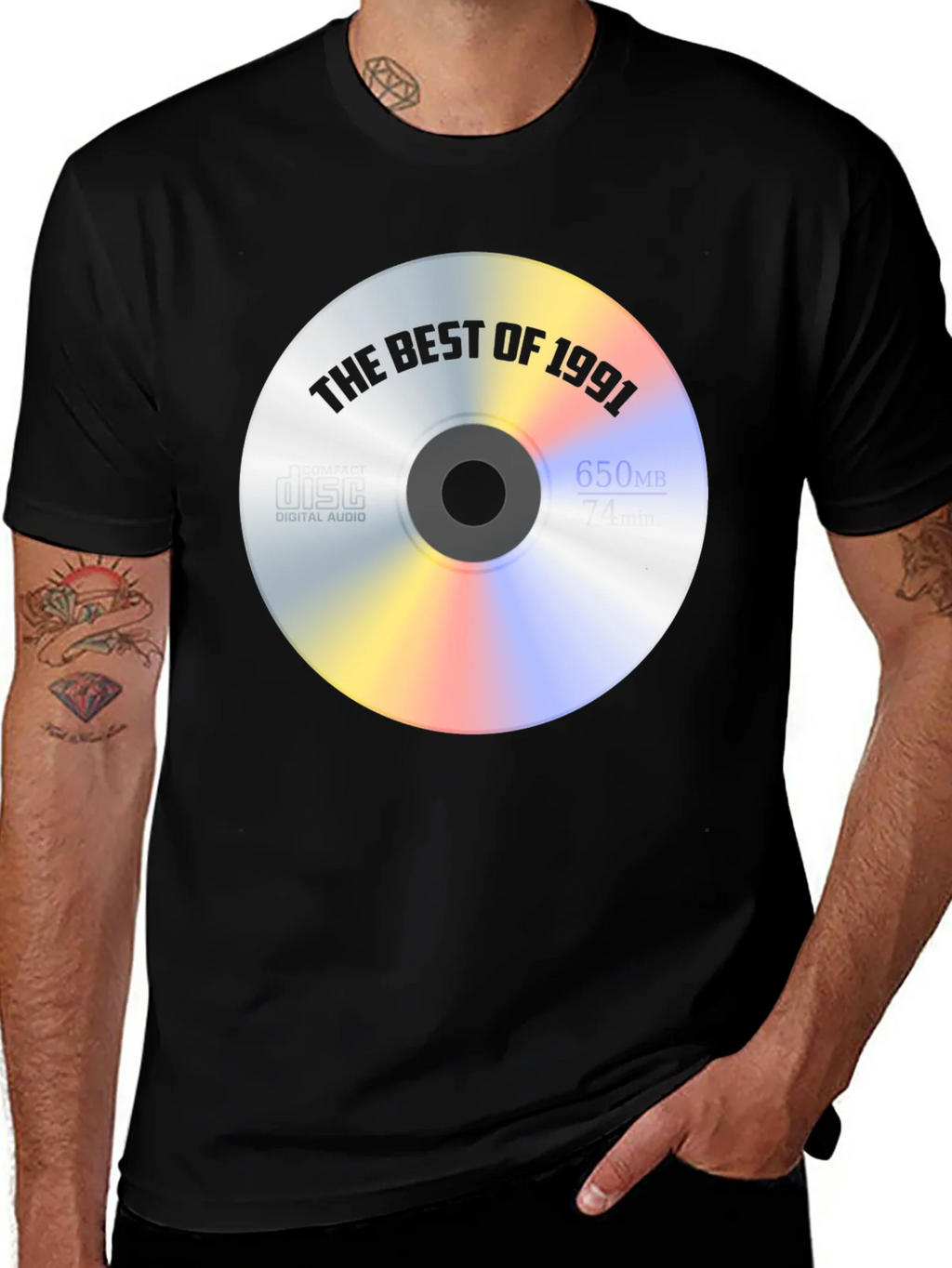 Best of 1991 T-Shirt - Compact Disc Design product image 1