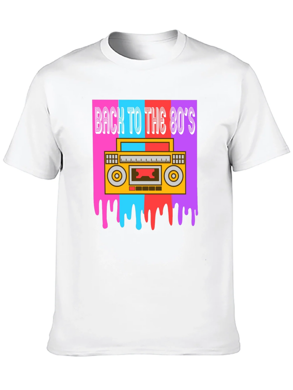 Retro 80s Boombox Graphic Tee product image 12