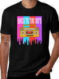 Retro 80s Boombox Graphic Tee product image 1