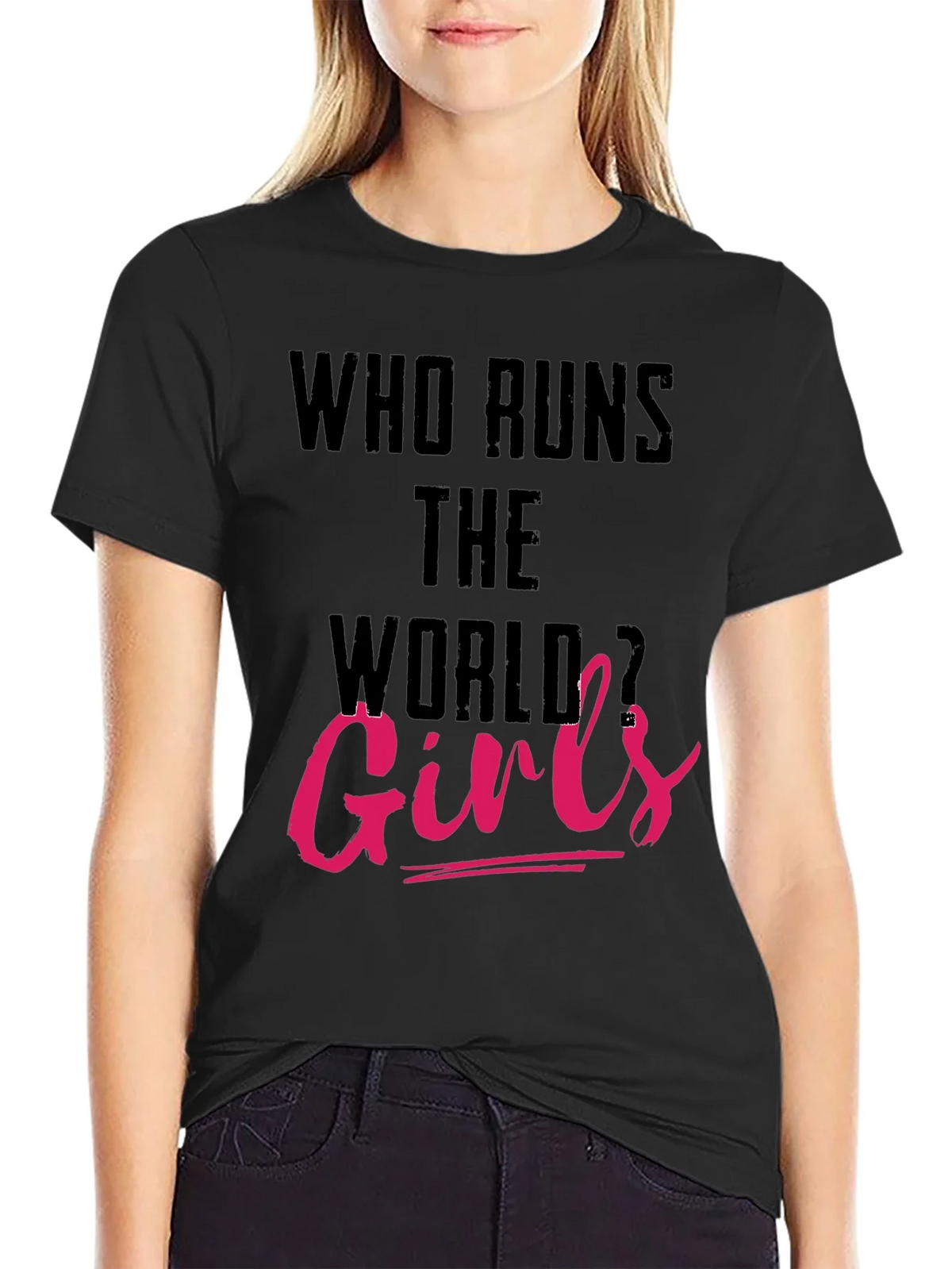 Who Runs The World Girls T-Shirt product image 5