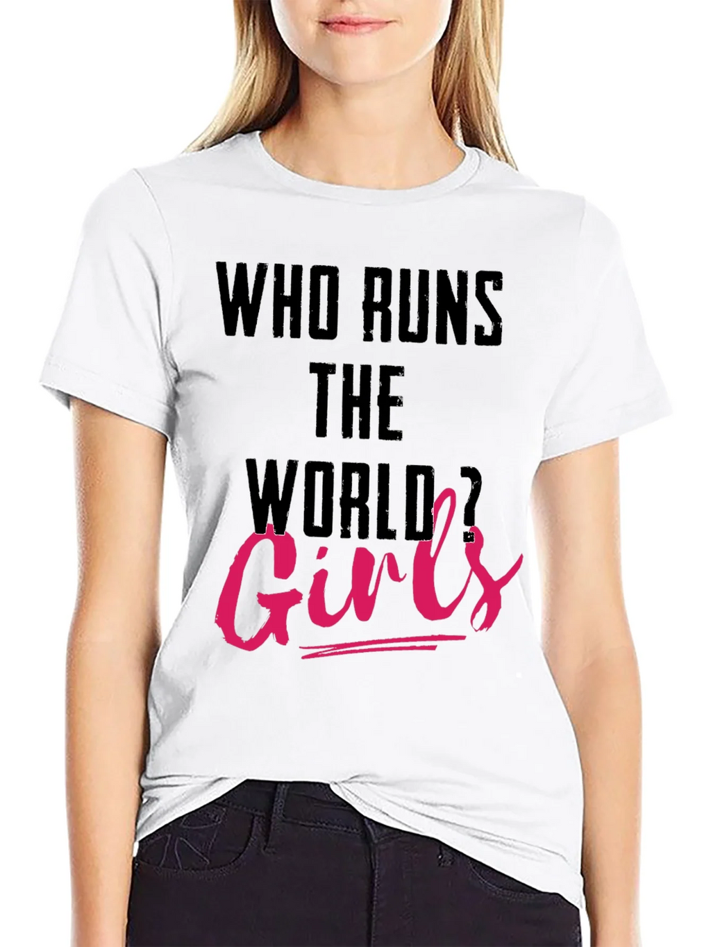 Who Runs The World Girls T-Shirt product image 11