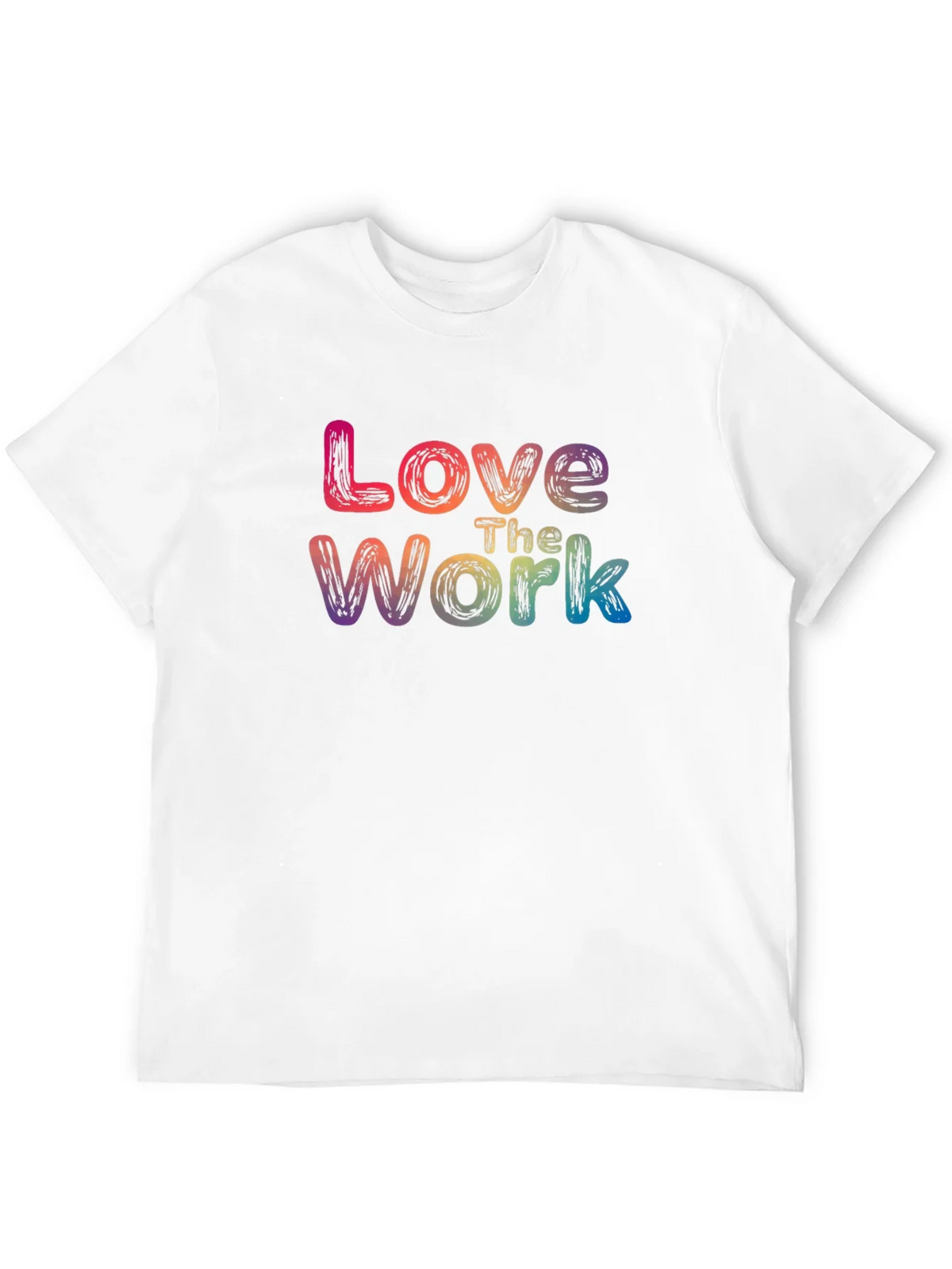 Love The Work Rainbow Graphic T-Shirt product image 3