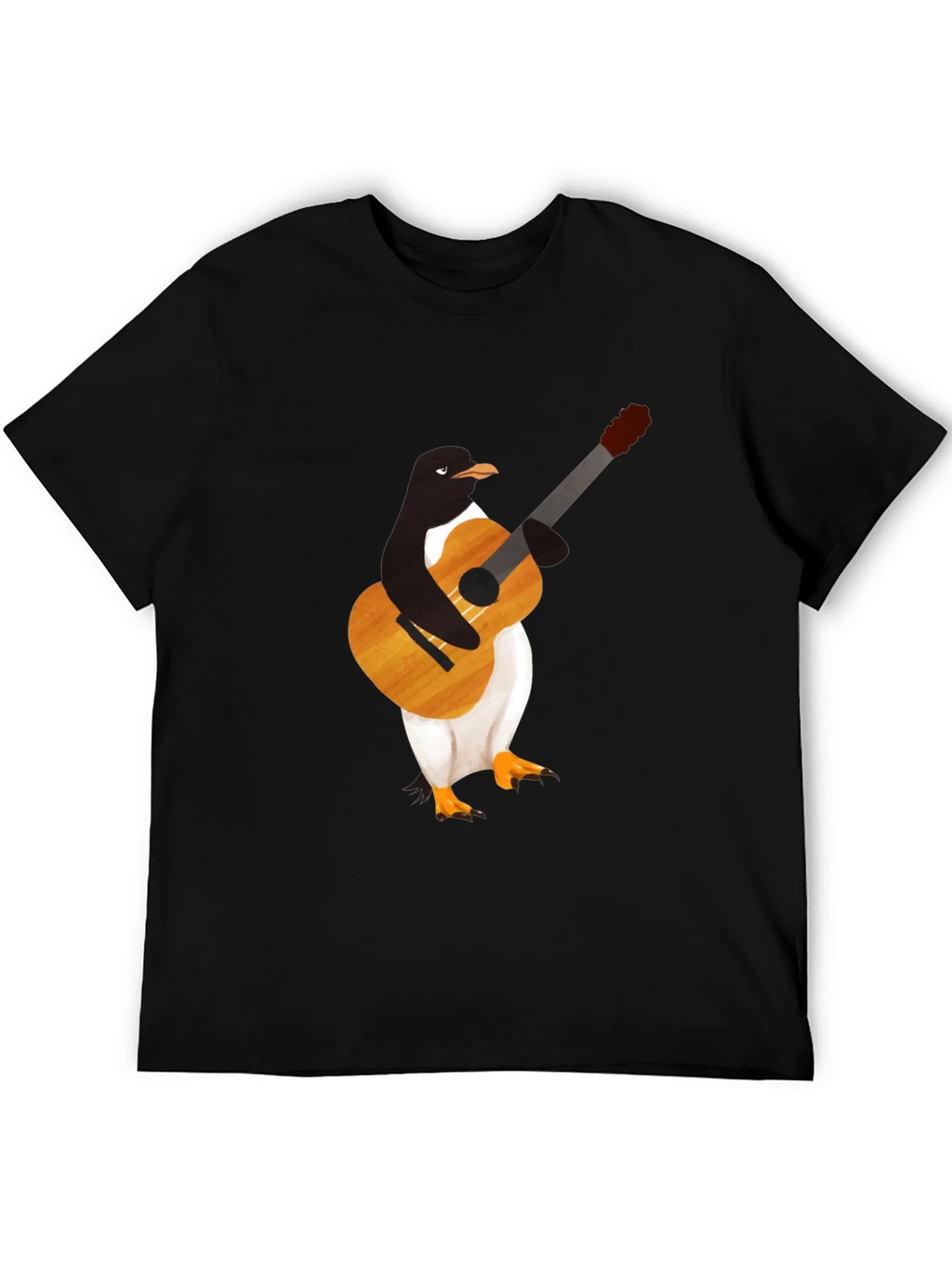 Penguin Guitar Player T-Shirt - Cool Graphic Tee product image 8