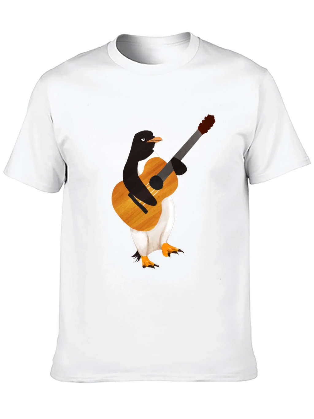 Penguin Guitar Player T-Shirt - Cool Graphic Tee product image 12